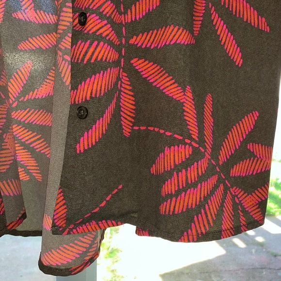 Palm tree button down - Picture 4 of 5